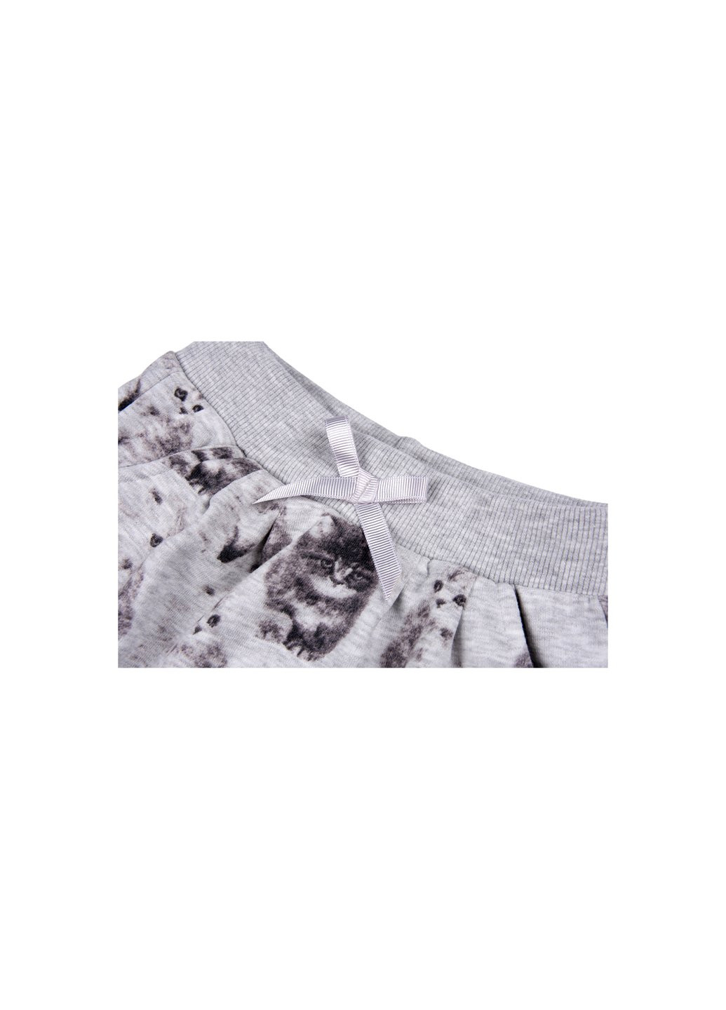 Серый демисезонный набор детской одежды с котиками (7874-98/g-gray) Breeze