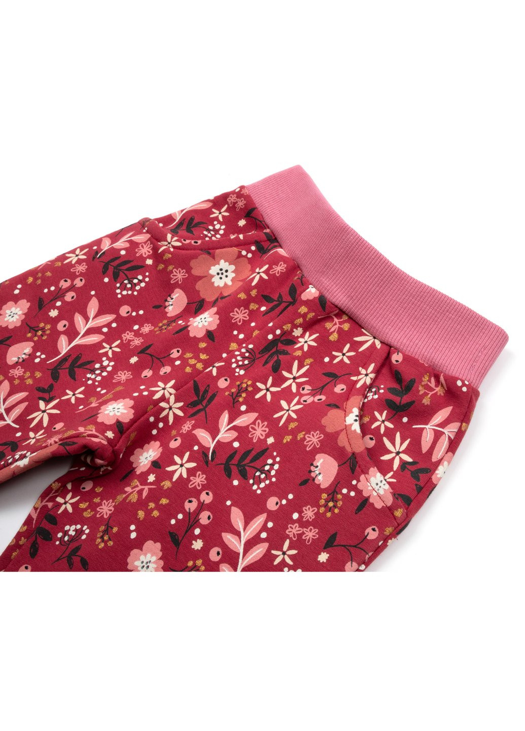 Комбинированный демисезонный набор детской одежды на флисе (17306-80g-red) Breeze