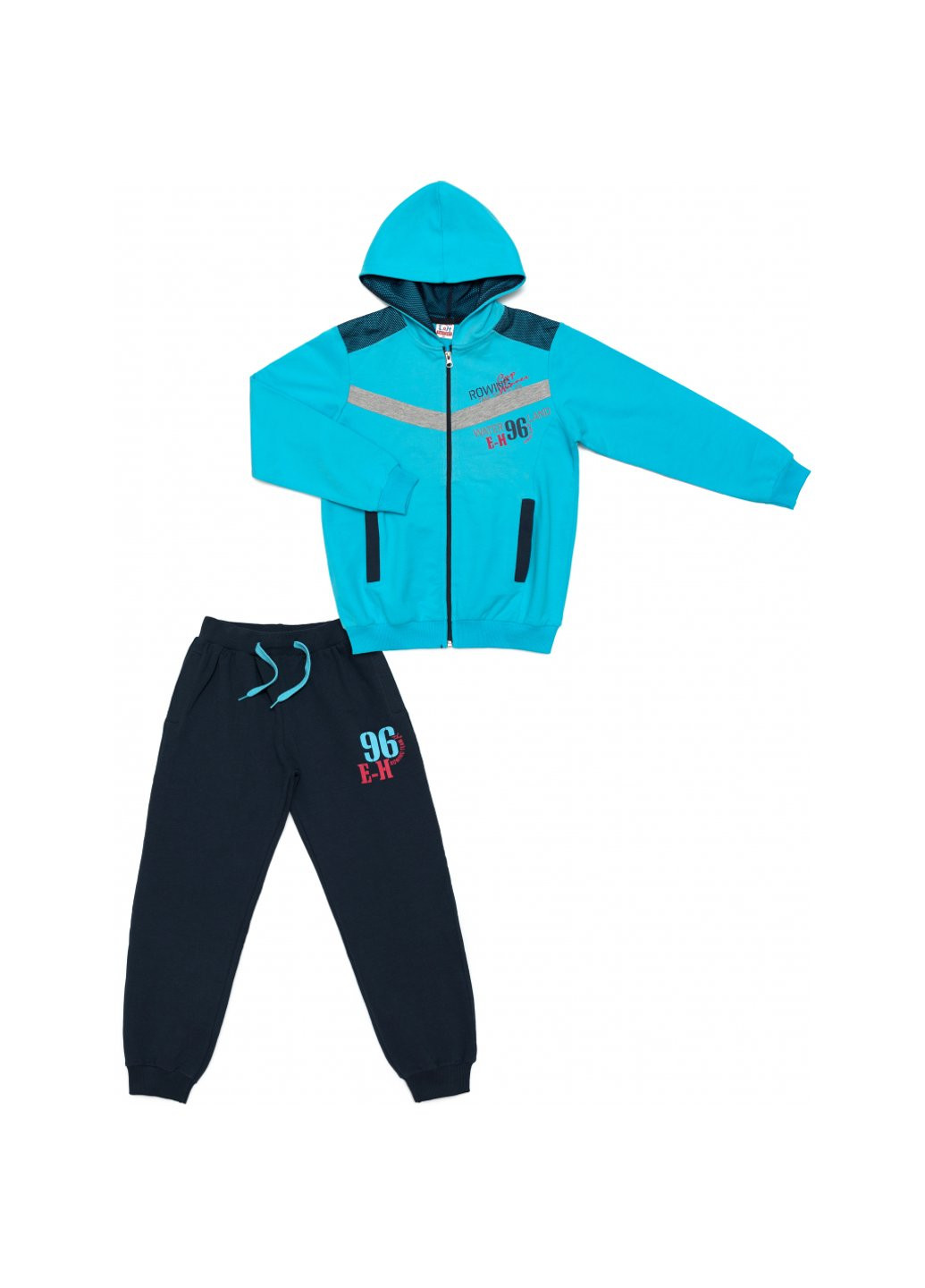 Спортивный костюм с капюшоном (6789-134B-blue) Breeze (257141356)
