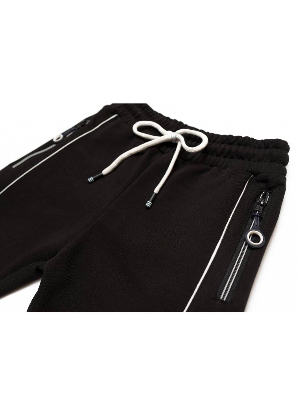 Спортивний костюм на блискавці (7052-140B-black) A-yugi (257142317)