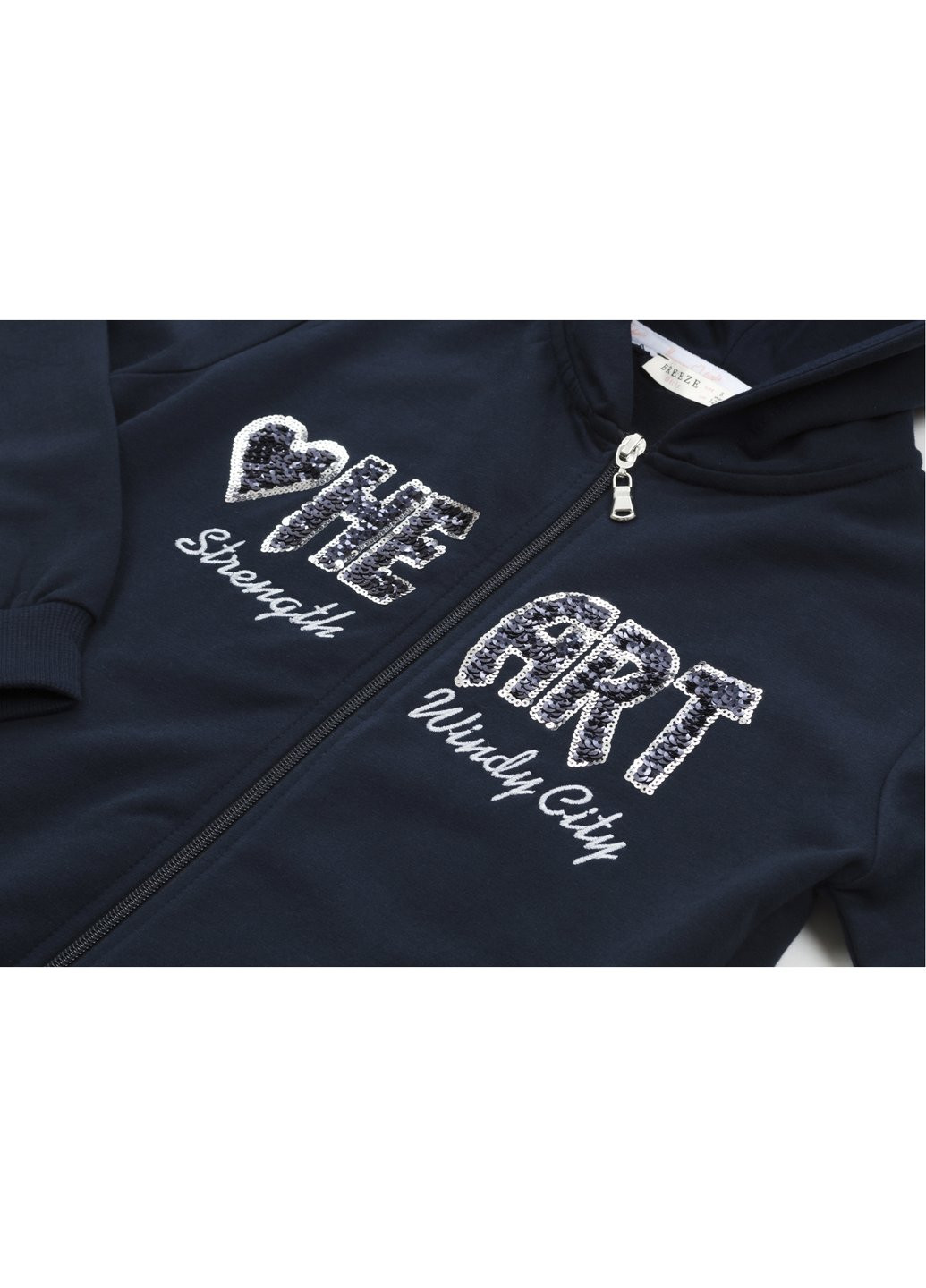 Спортивний костюм "HEART" (14631-134G-blue) Breeze (257141041)