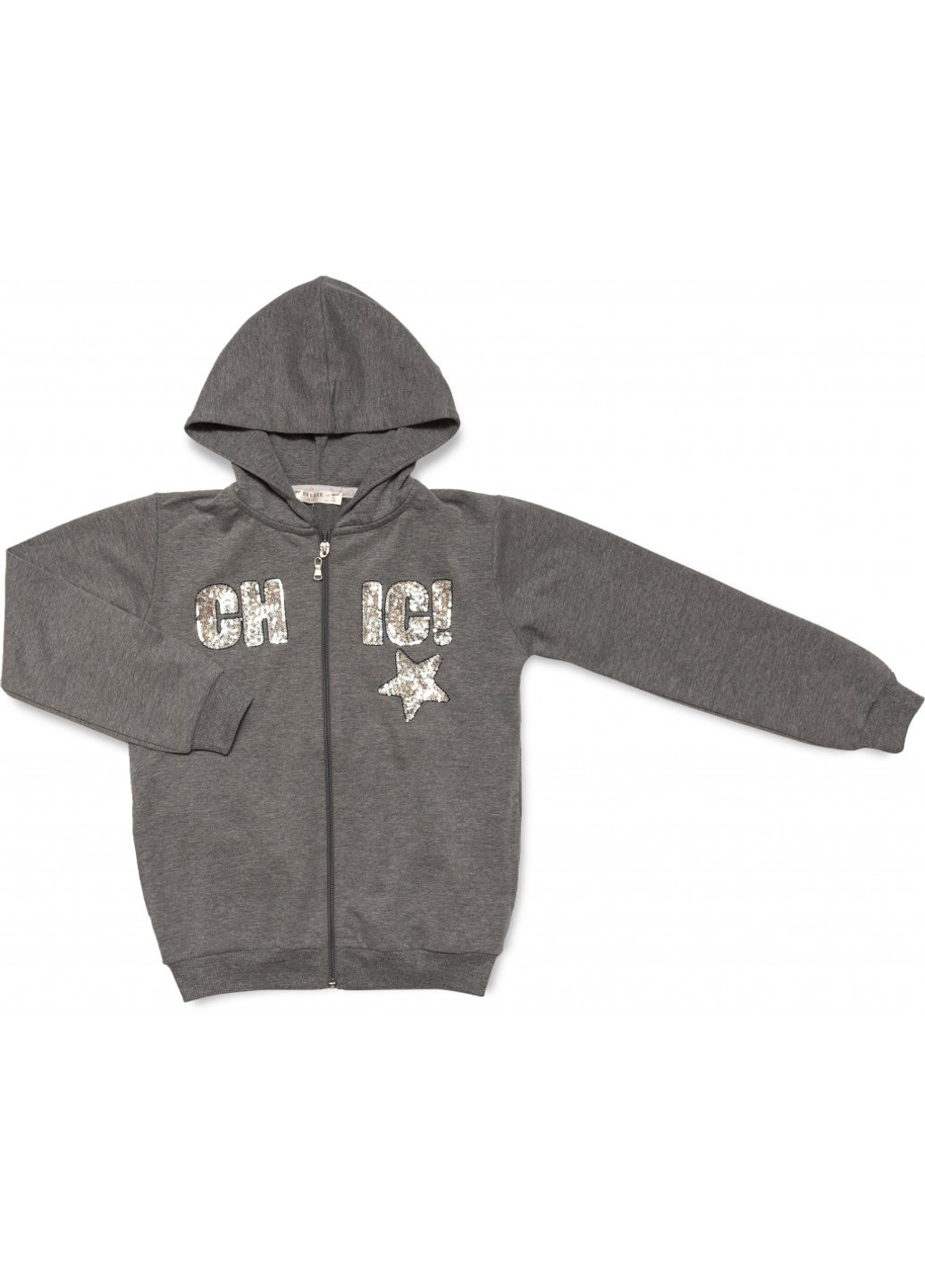 Спортивний костюм з паєтками (13097-152G-gray) Breeze (257141807)