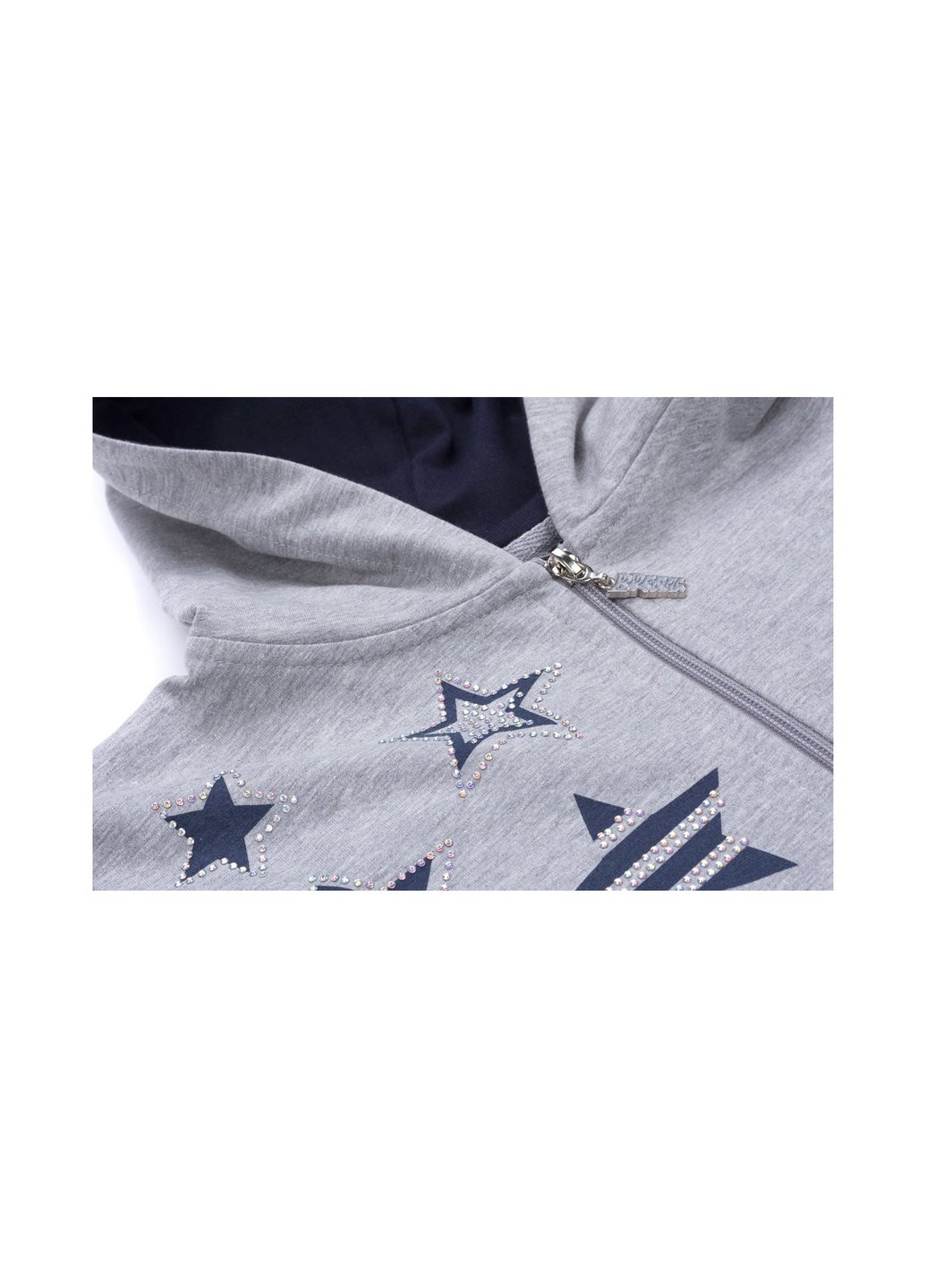 Спортивний костюм із зірками (9712-152G-gray) Breeze (257142922)