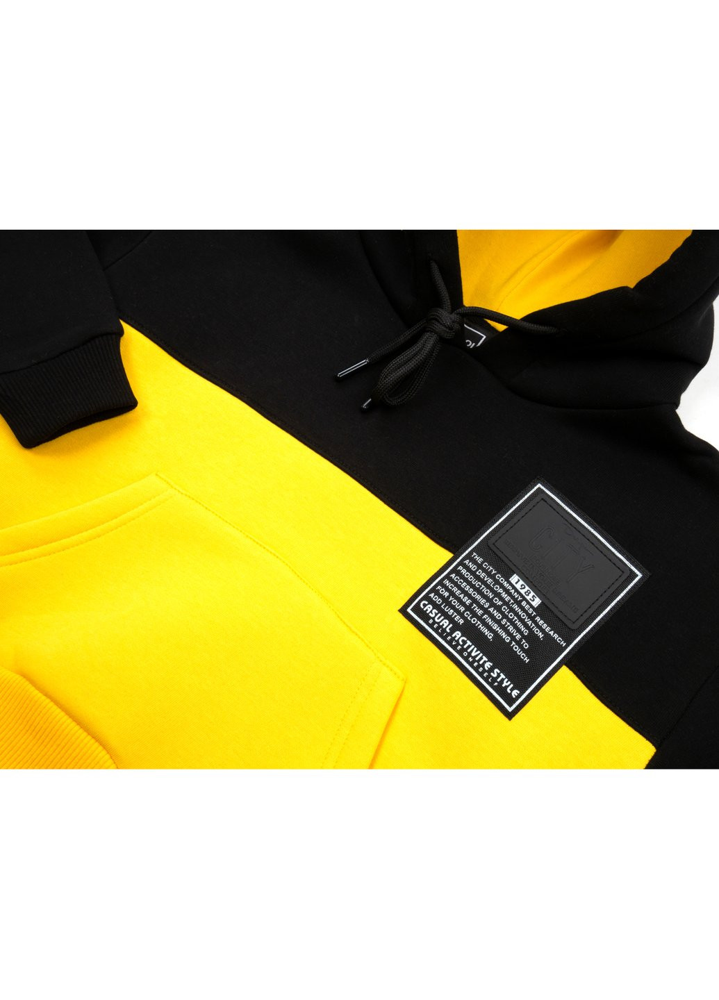 Спортивный костюм с худи на флисе (CL0215006-104-yellow) Cloise (257140720)