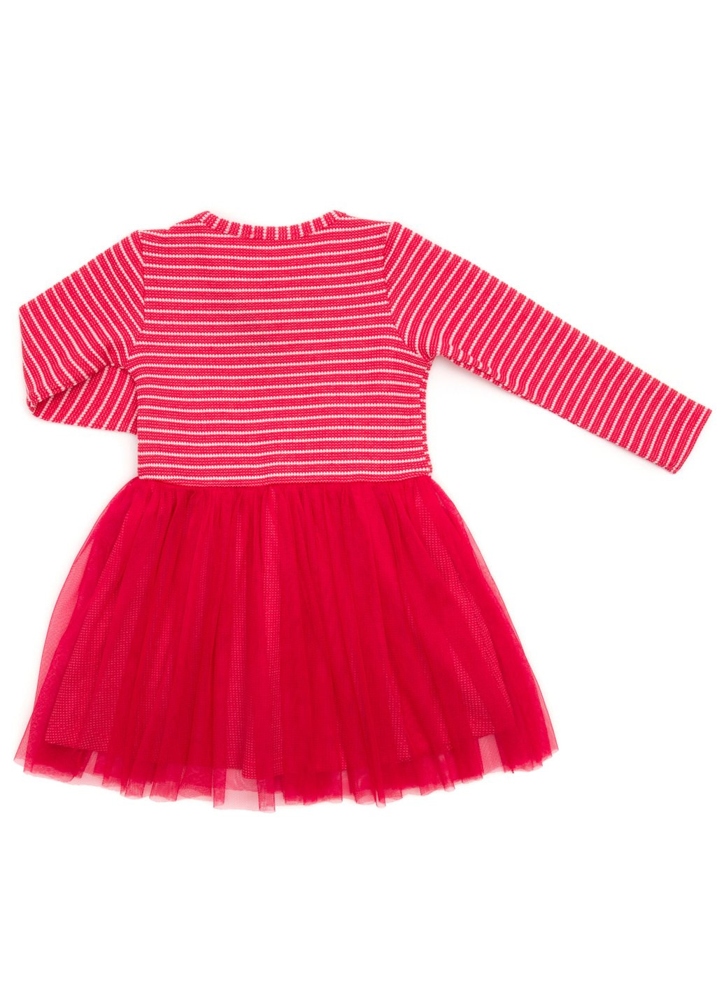 Комбінована сукня з фатиновою спідницею (6963-98g-fuchsia) Pop Fashion (257140343)