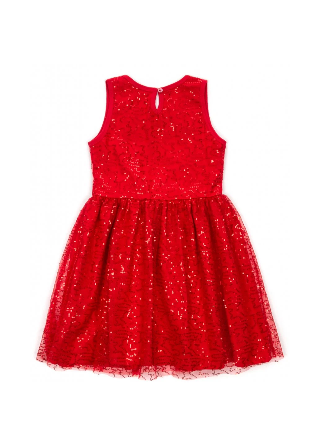 Красное платье праздничное с пайетками (12740-134g-red) Breeze (257143058)
