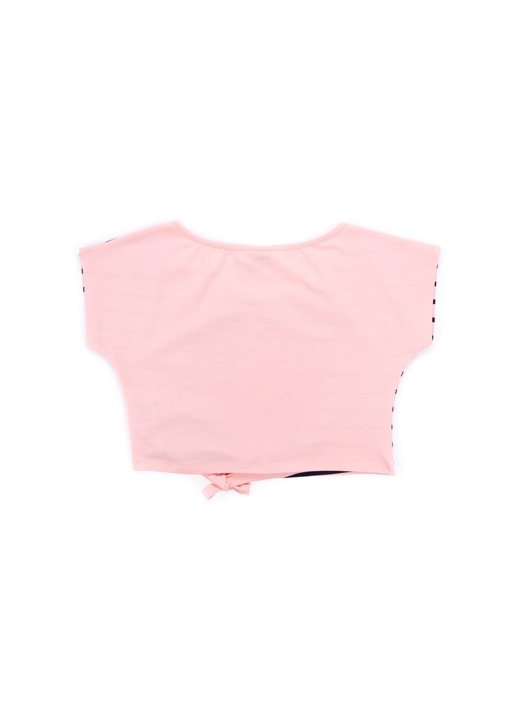 Голубое платье с сердцем в комплекте с топом (9051-134g-blue-peach) Breeze (257142283)