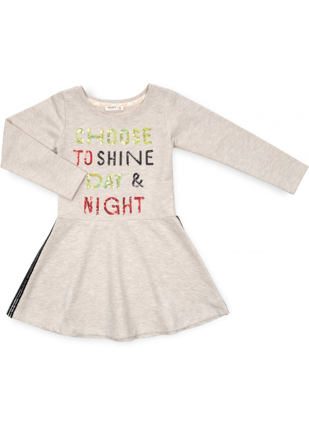 Бежева сукня "to shine day and night" (13005-116g-beige) Breeze (257142230)