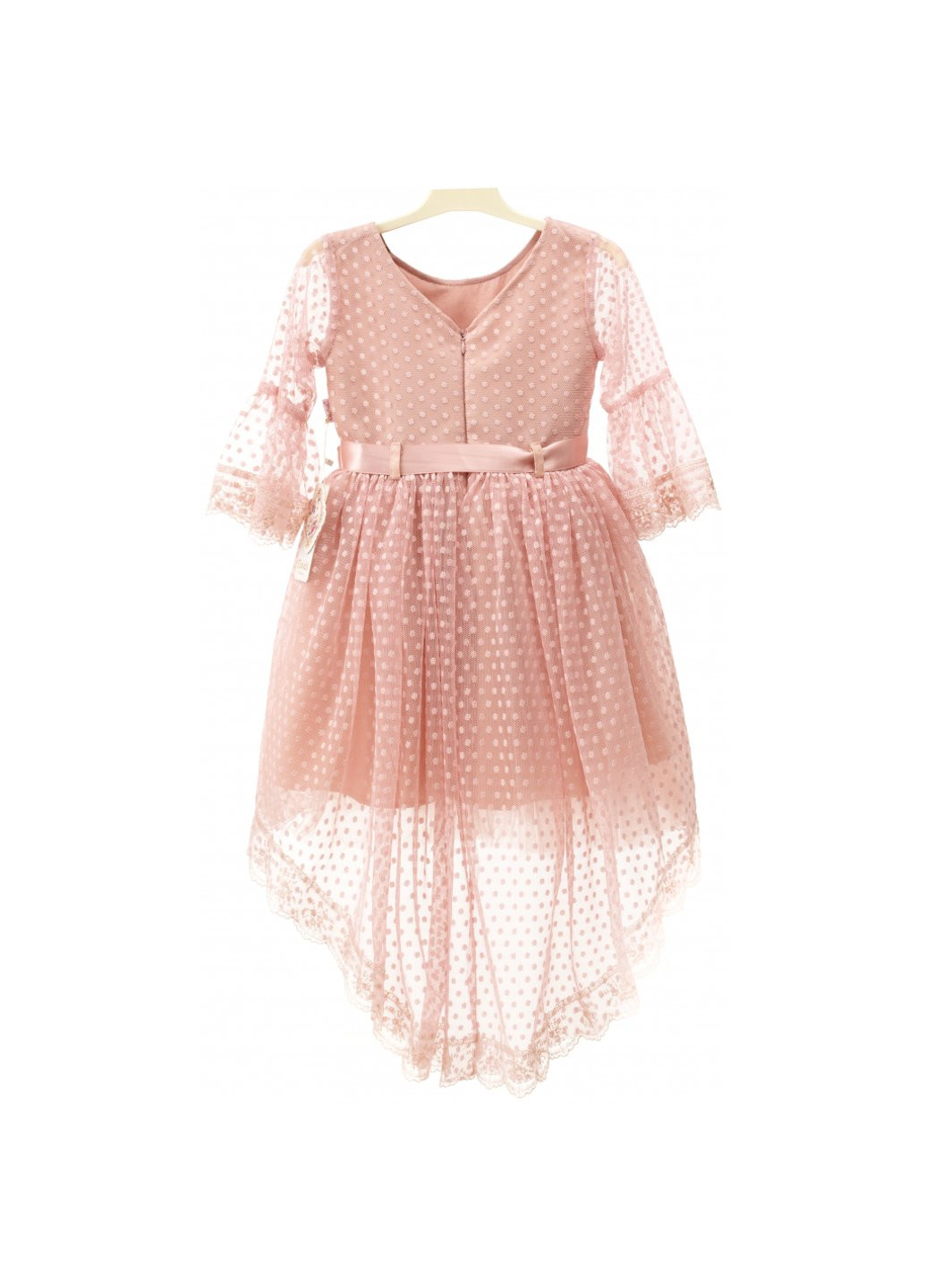 Розовое платье tivido праздничное с украшением (1866-128g-pink) Power (257142499)