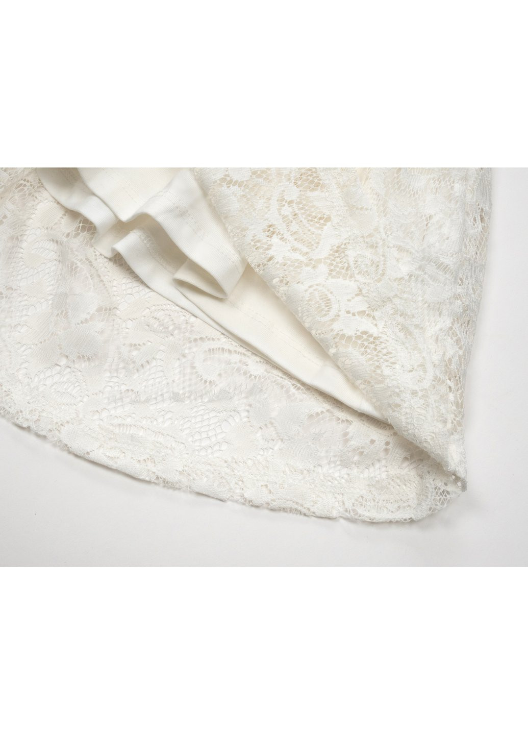 Комбінована сукня туніка мереживна (12952-98g-cream) Breeze (257141325)