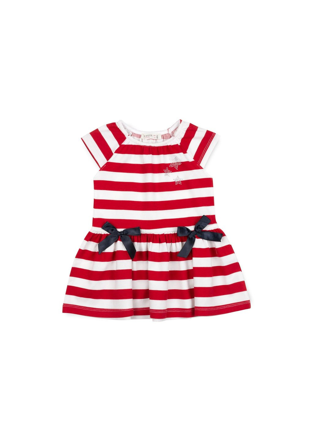Красное платье в полоску (11813-86g-red) Babyjoy (257142387)