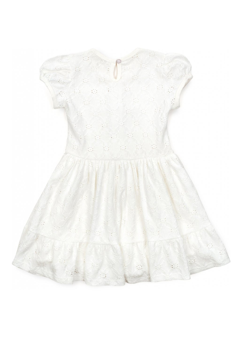 Комбінована сукня з ґудзиками (15490-104g-cream) Breeze (257142631)