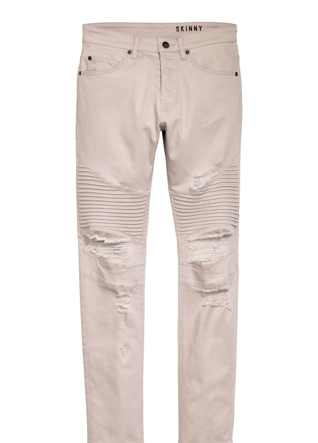 Светло-бежевые демисезонные джинсы H&M