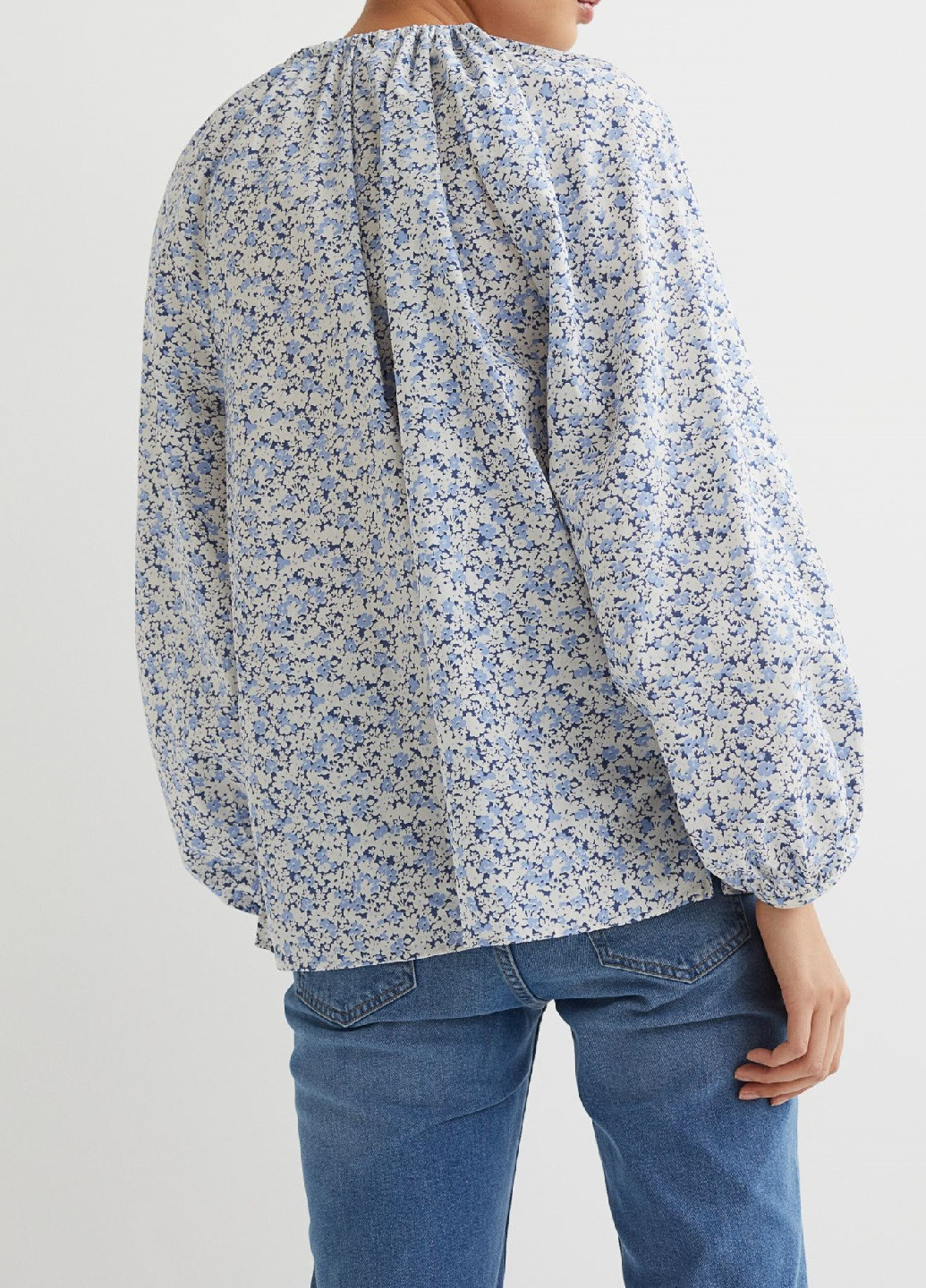 Голубая блузка H&M