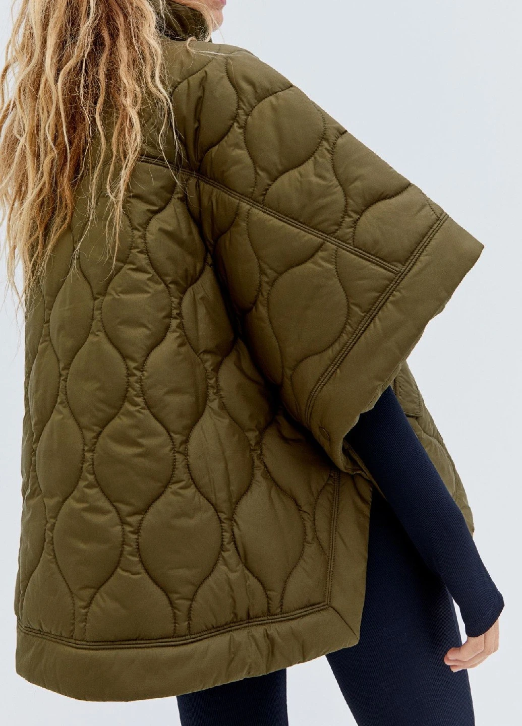Оливковая (хаки) демисезонная куртка H&M