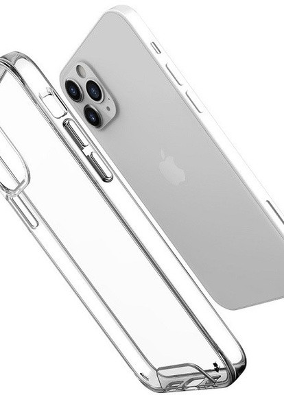 Противоударний Силиконовый Чехол Space Silicone Case для iPhone 14 Pro Прозрачный No Brand (257161640)