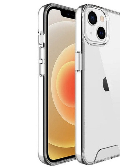 Противоударний Силиконовый Чехол Space Silicone Case для iPhone 14 Прозрачный No Brand (257161638)