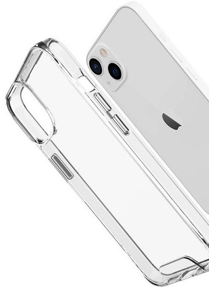 Противоударний Силиконовый Чехол Space Silicone Case для iPhone 14 Прозрачный No Brand (257161638)