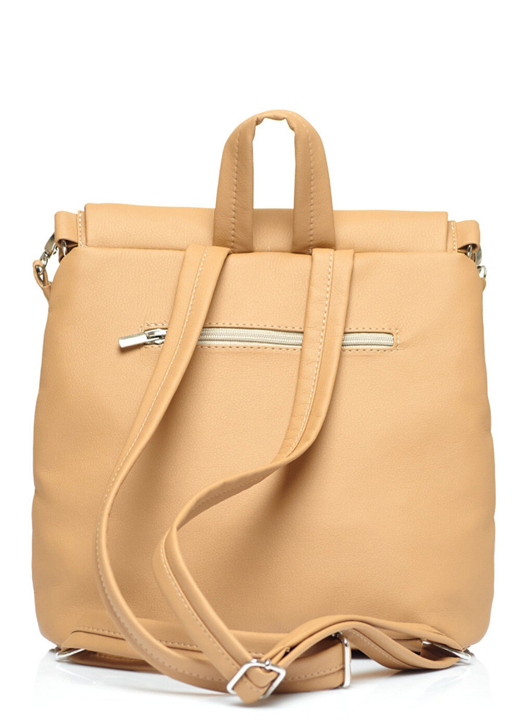 Женский рюкзак-сумка Loft бежевый Sambag (257154018)