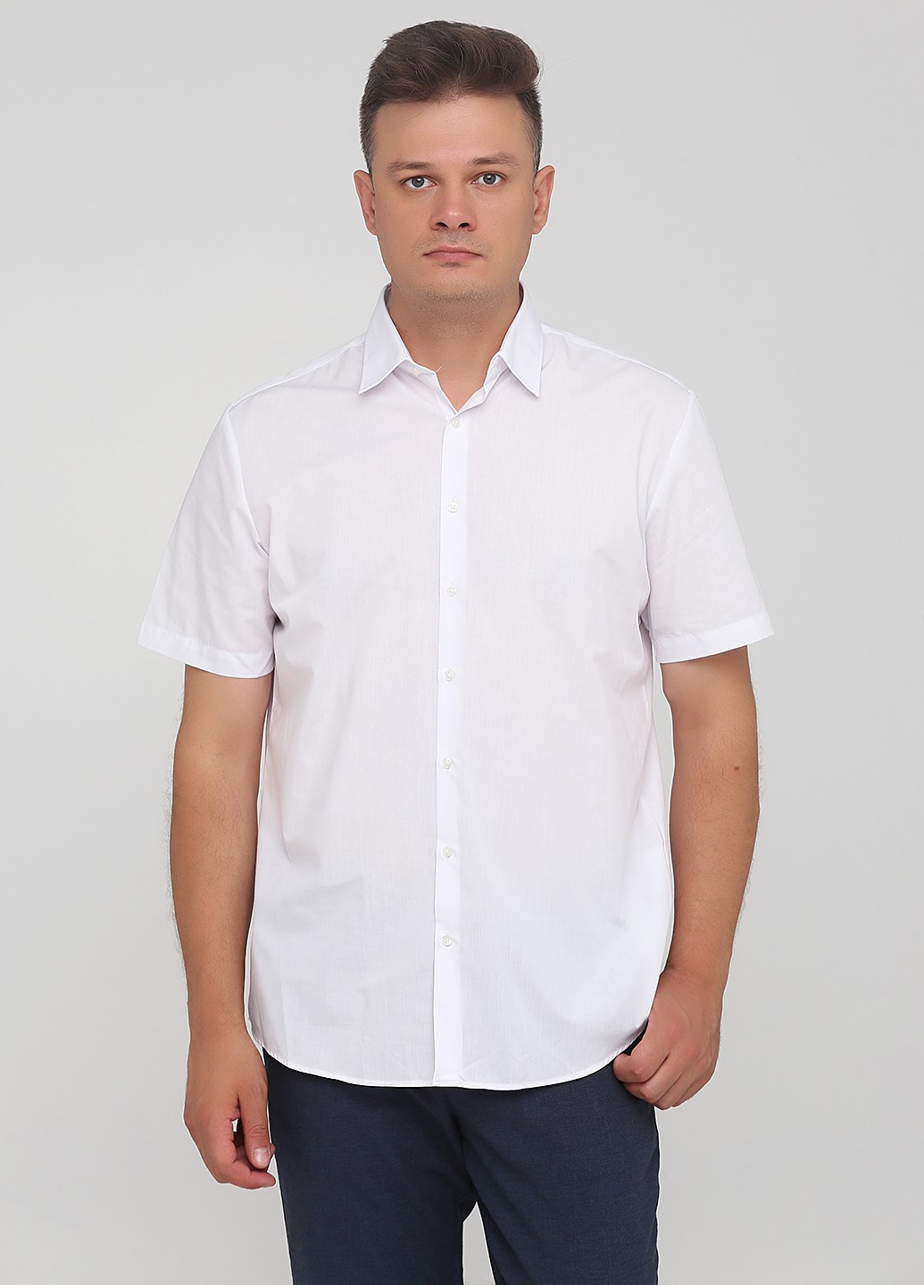 Белая кэжуал рубашка C&A