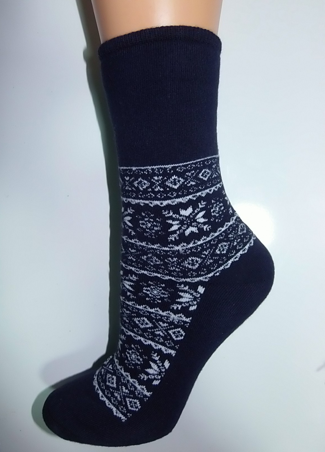 Шкарпетки плюш ТМ "Нова пара" без резинки 150-331 НОВА ПАРА висока модель (257155353)