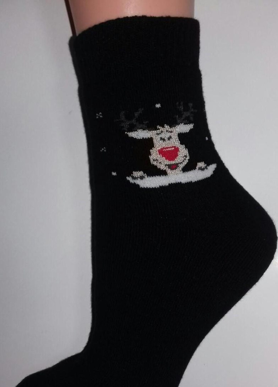 Шкарпетки плюш ТМ "Нова пара" 118 сніговик НОВА ПАРА середня висота (257155411)