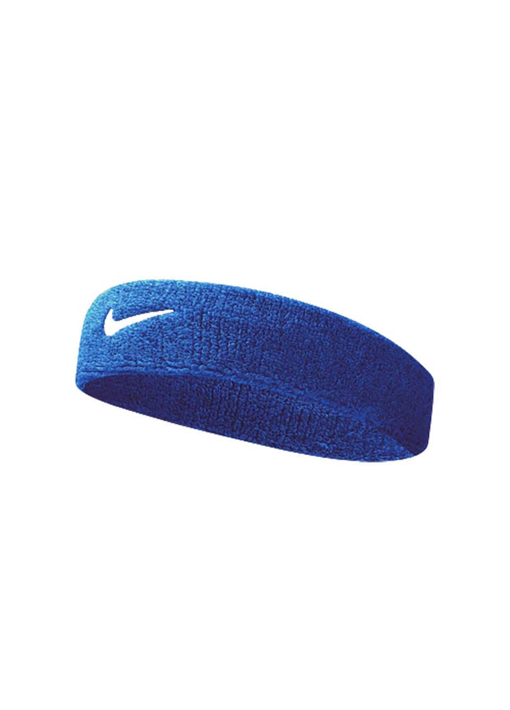 Пов'язка на голову SWOOSH HEADBAND ROYAL Nike (257154835)