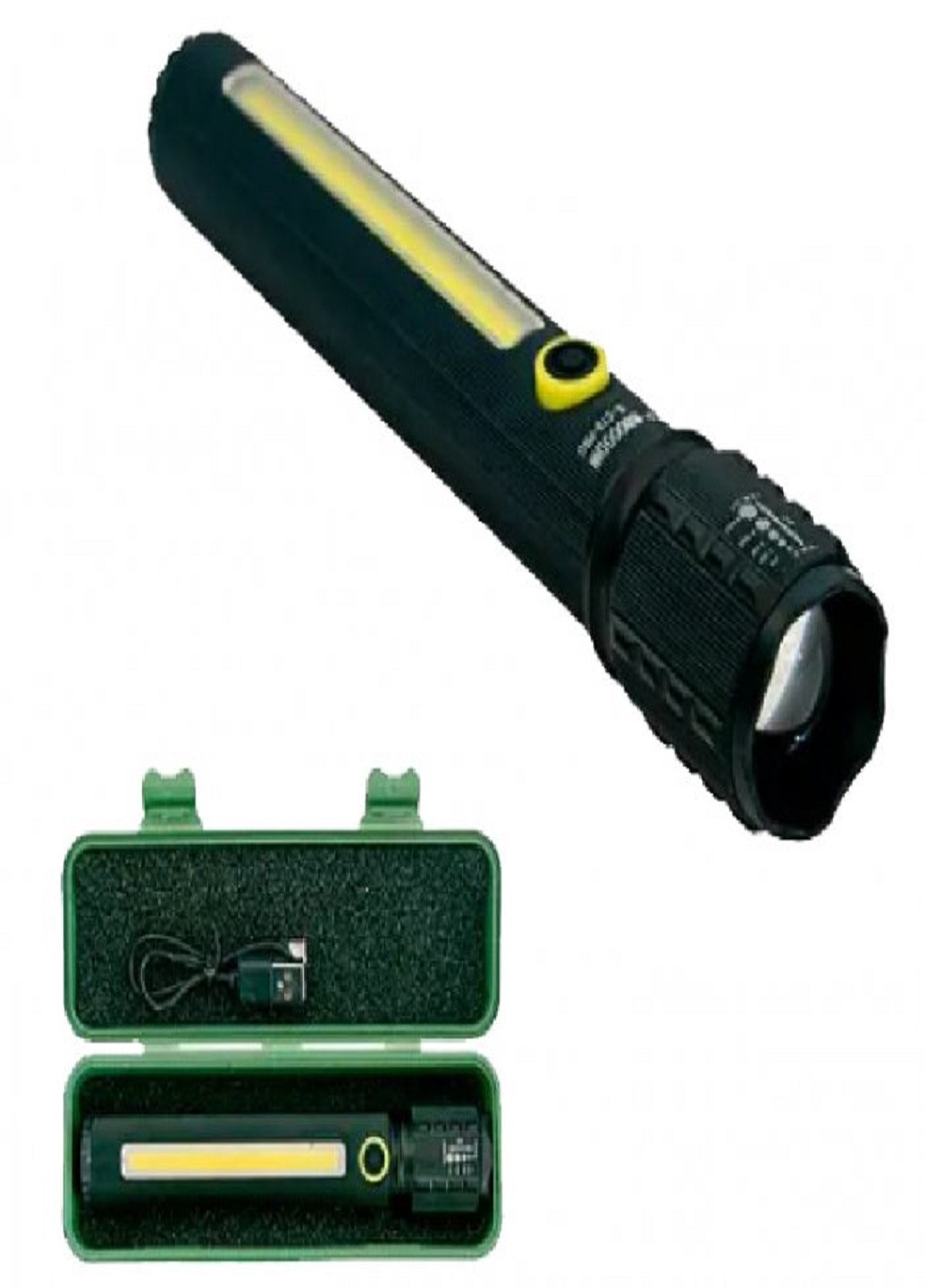 Потужний ліхтар BL-C73-P50 із вбудованим акумулятором No Brand (257169838)