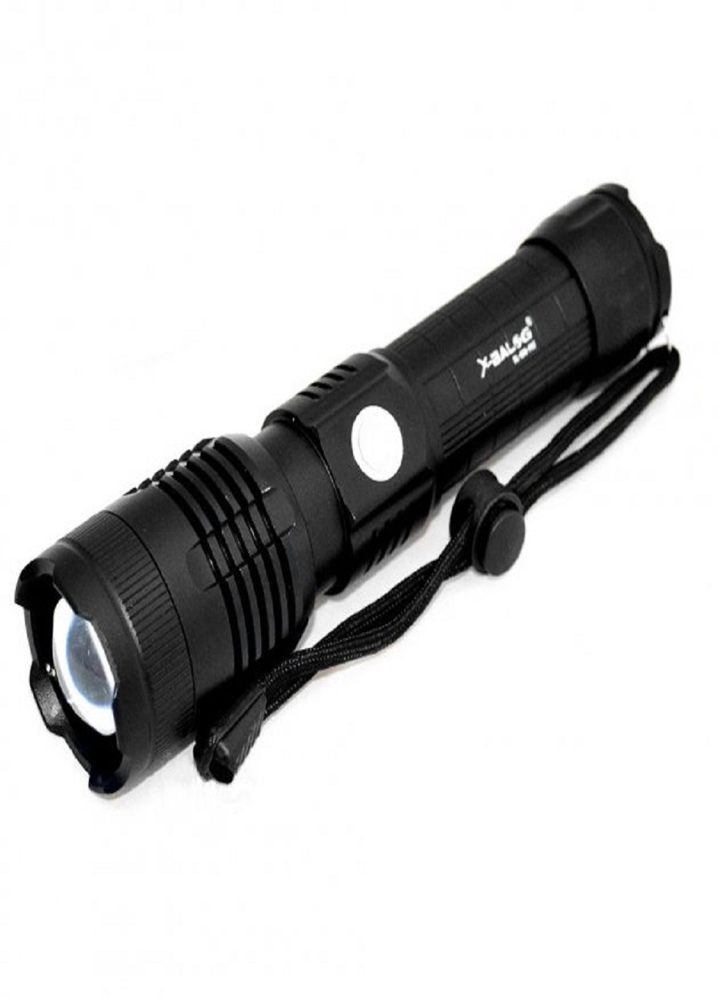 Ручний акумуляторний ліхтар X-BALOG BL-B88-P50 (зарядка від USB) BLACK ПРАЦЮЄ ВІД БАТАРЕЄК No Brand (257169850)