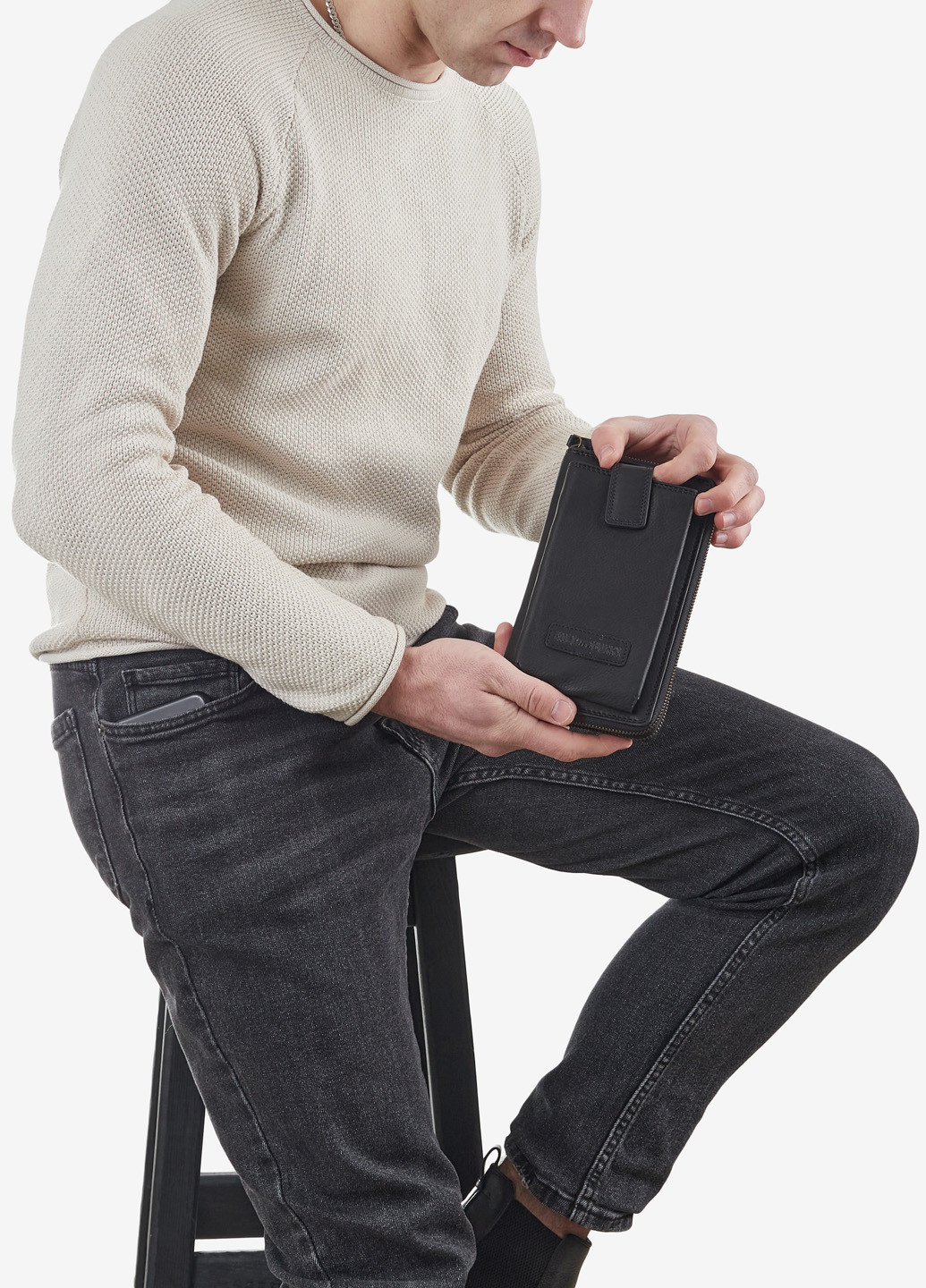 Портмоне чоловіче класичне шкіряне HILL BURRY (257171706)