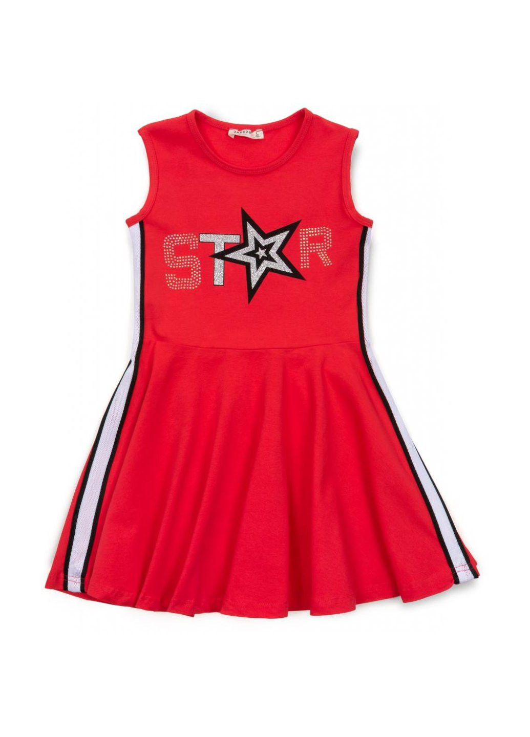 Красное платье со звездой (14410-128g-red) Breeze (257206089)