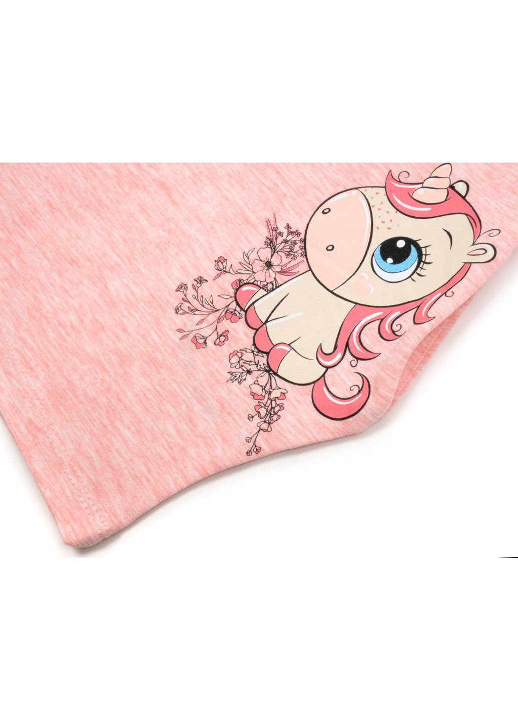 Персикова сукня з єдинорогом (15689-98g-peach) Breeze (257208907)