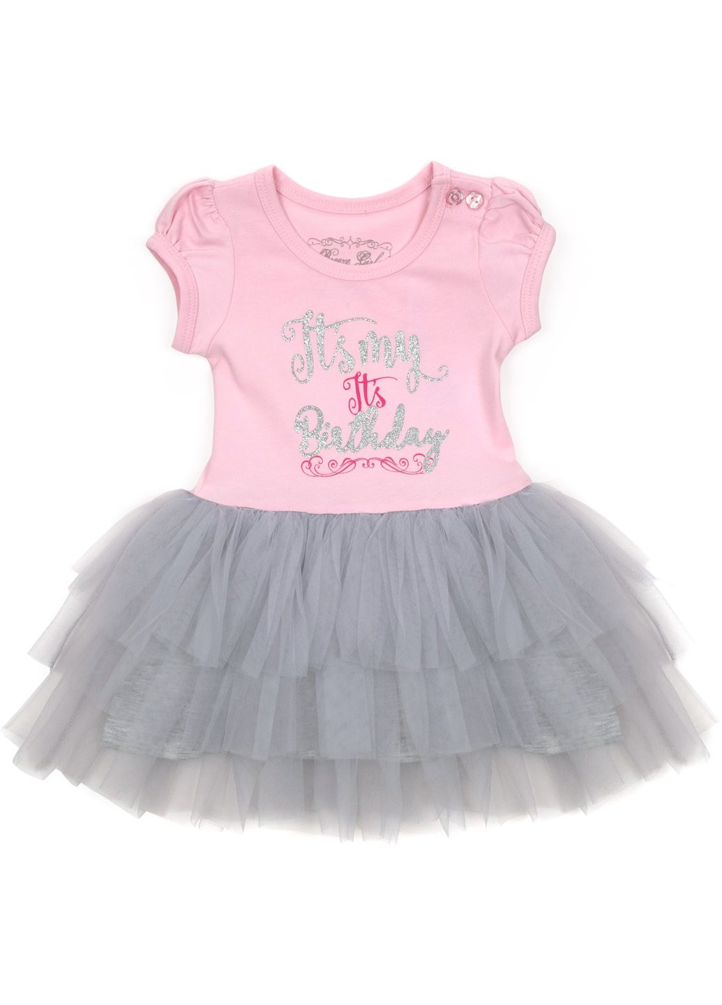 Рожева сукня "its my birthday" (11239-74g-pink) Breeze (257207716)
