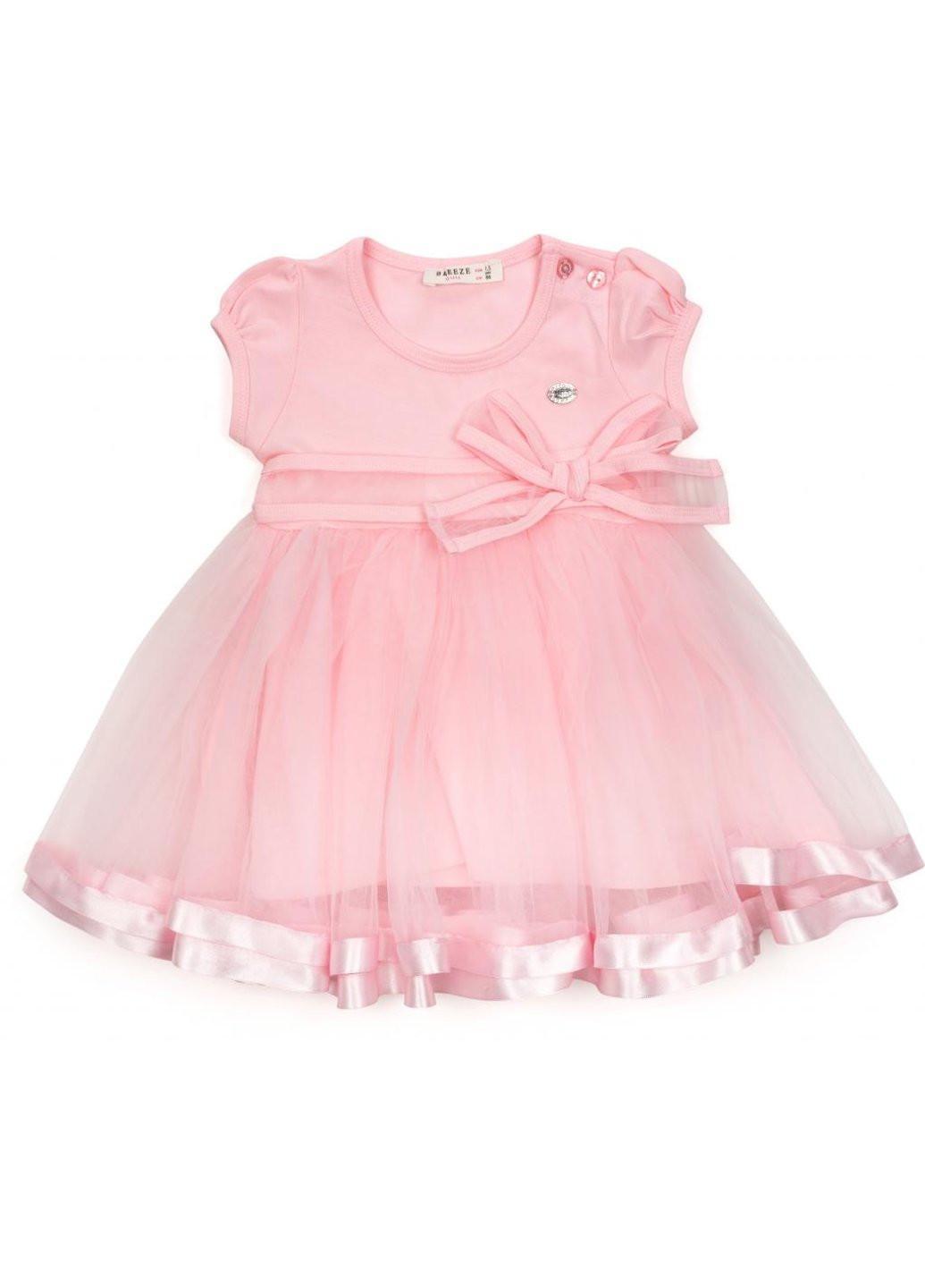 Рожева сукня з фатиновою спідницею (14251-110g-pink) Breeze (257207322)