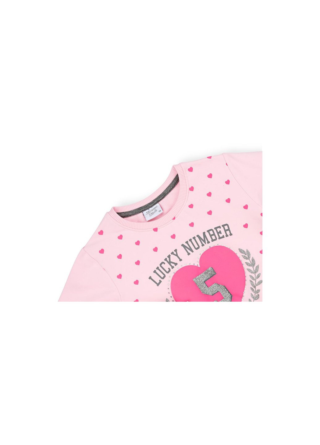 Спортивный костюм с сердцем (9347-110G-pink) Breeze (257206734)
