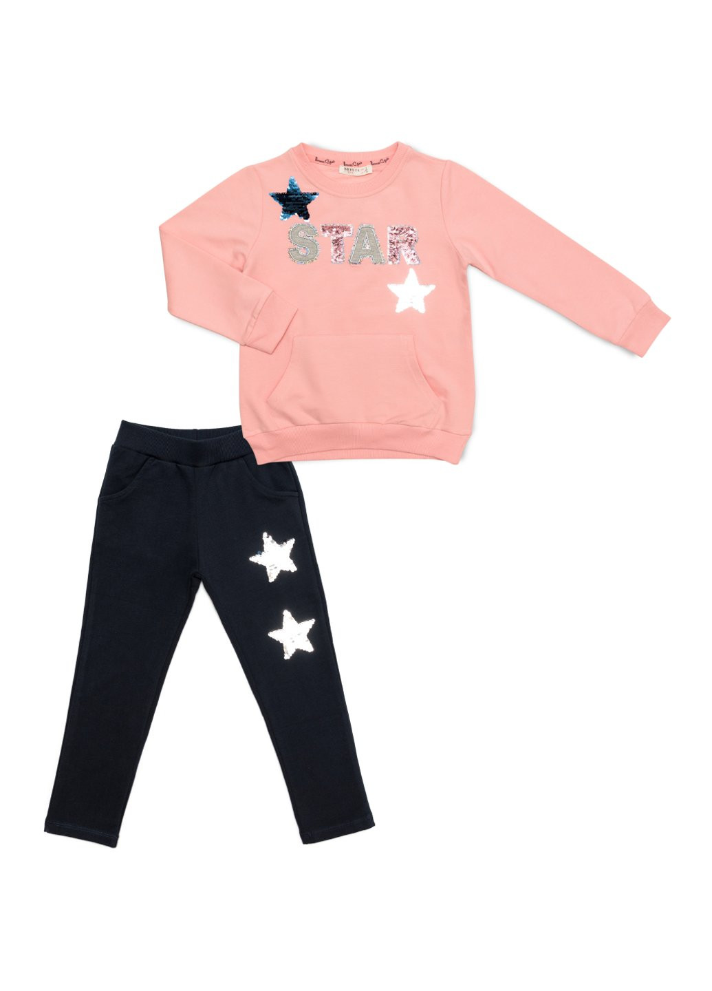 Спортивный костюм STAR (13727-128G-pink) Breeze (257206691)