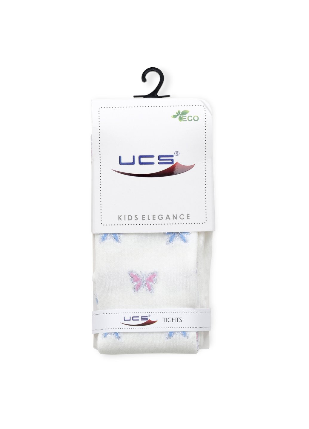 Колготки с бабочками (M0C0301-2110-3G-white) UCS SOCKS (257185109)