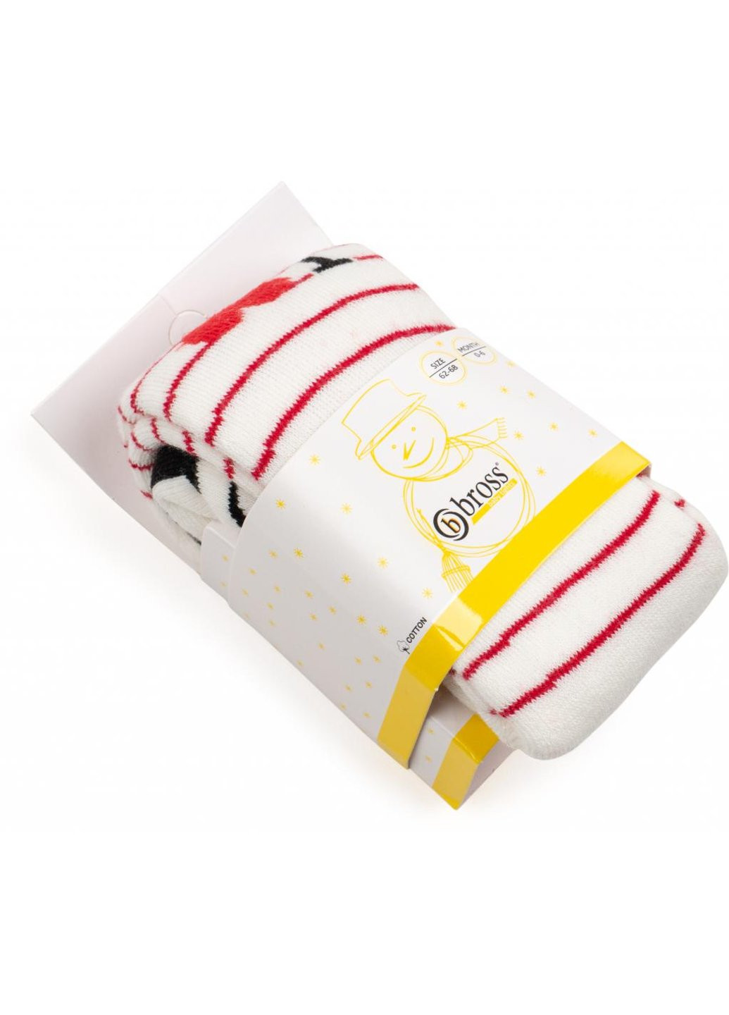 Колготки махрові (13424-0-beigered) Bross (257184628)