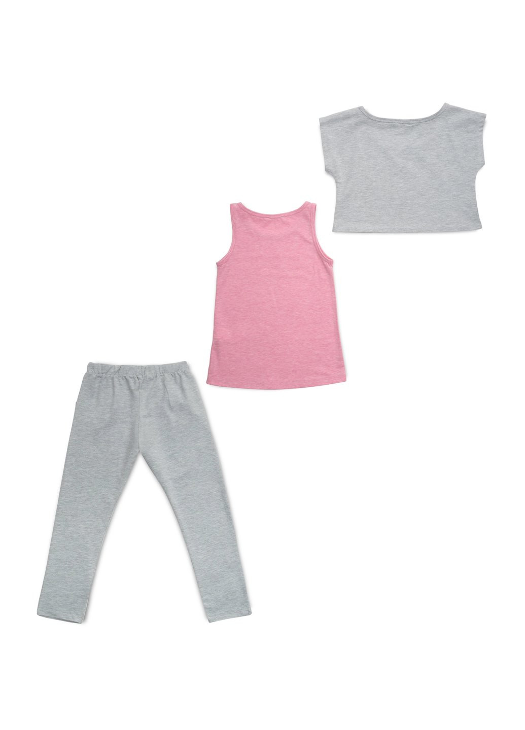 Комбинированный демисезонный набор детской одежды "forever" (14586-146g-pink) Breeze