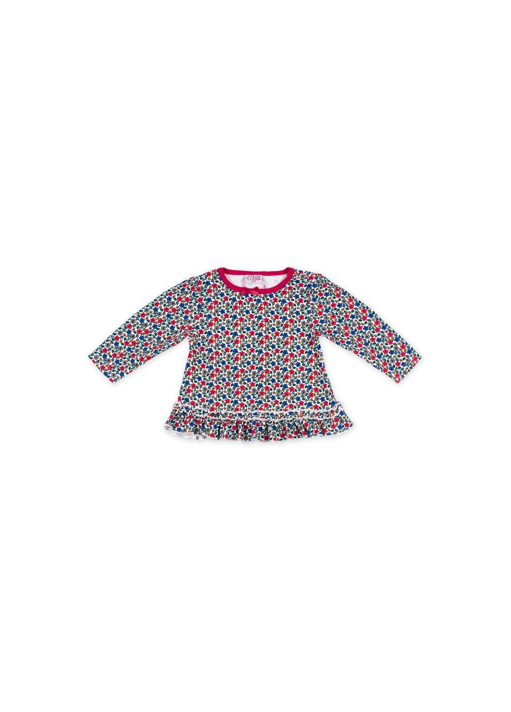 Комбинированный демисезонный набор детской одежды для девочек: кофточка, штанишки и меховая жилетка (g8070.12-18) Luvena Fortuna