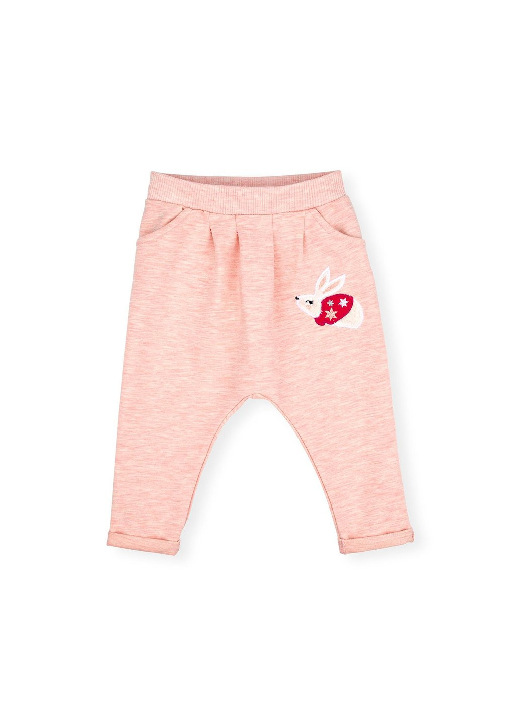 Персиковый демисезонный набор детской одежды с зайчиками (10214-80g-peach) Breeze