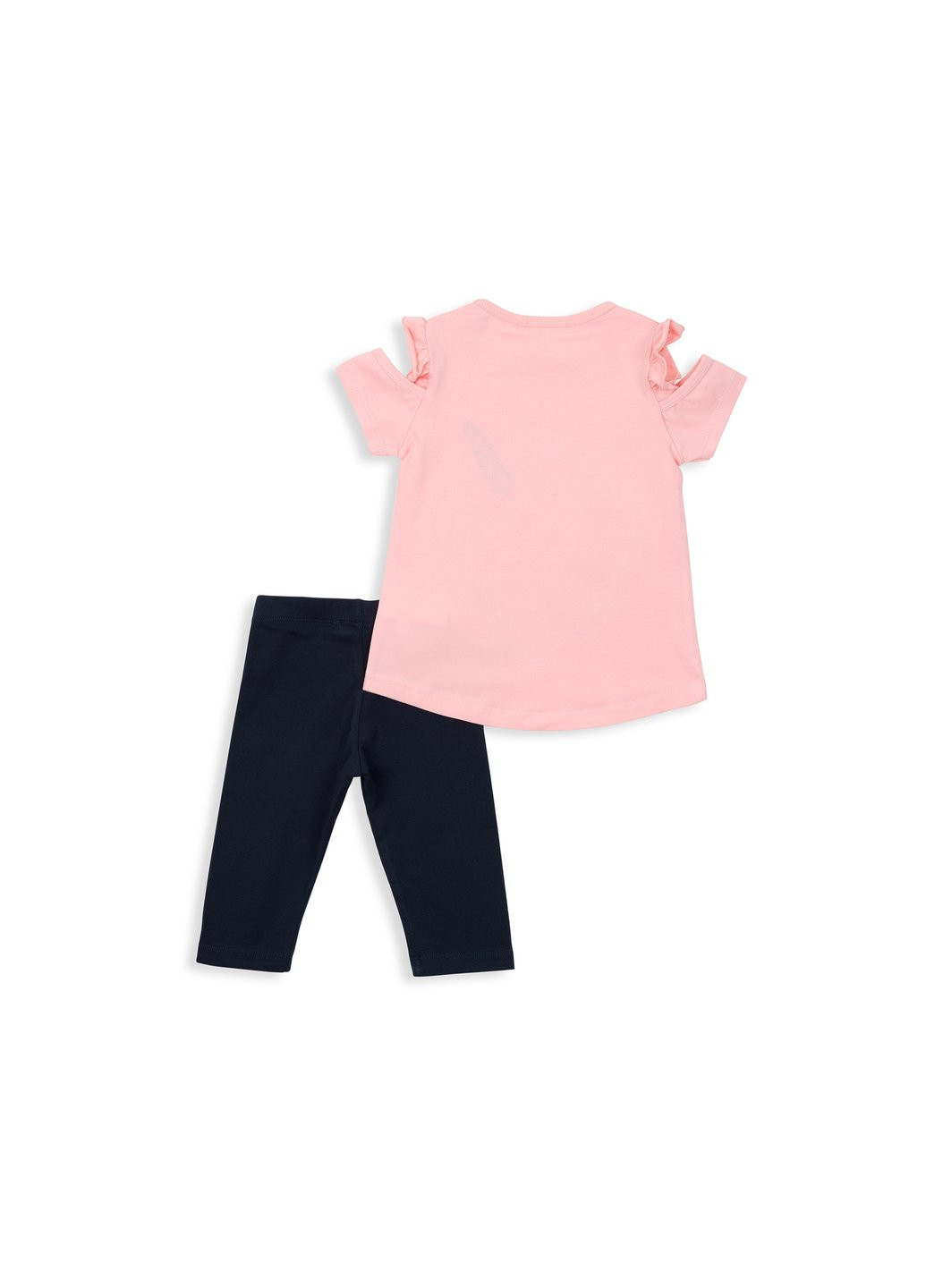 Комбинированный летний набор детской одежды с единорогом (12089-98g-peach) Breeze