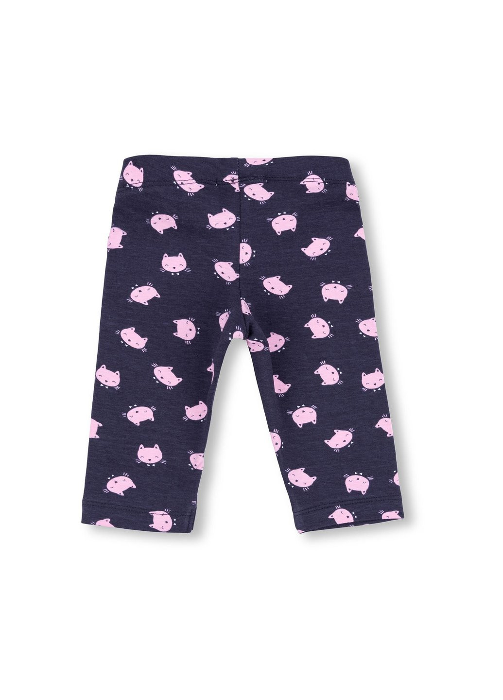 Комбінований літній набір дитячого одягу з котиками (7493-86g-pink) Breeze