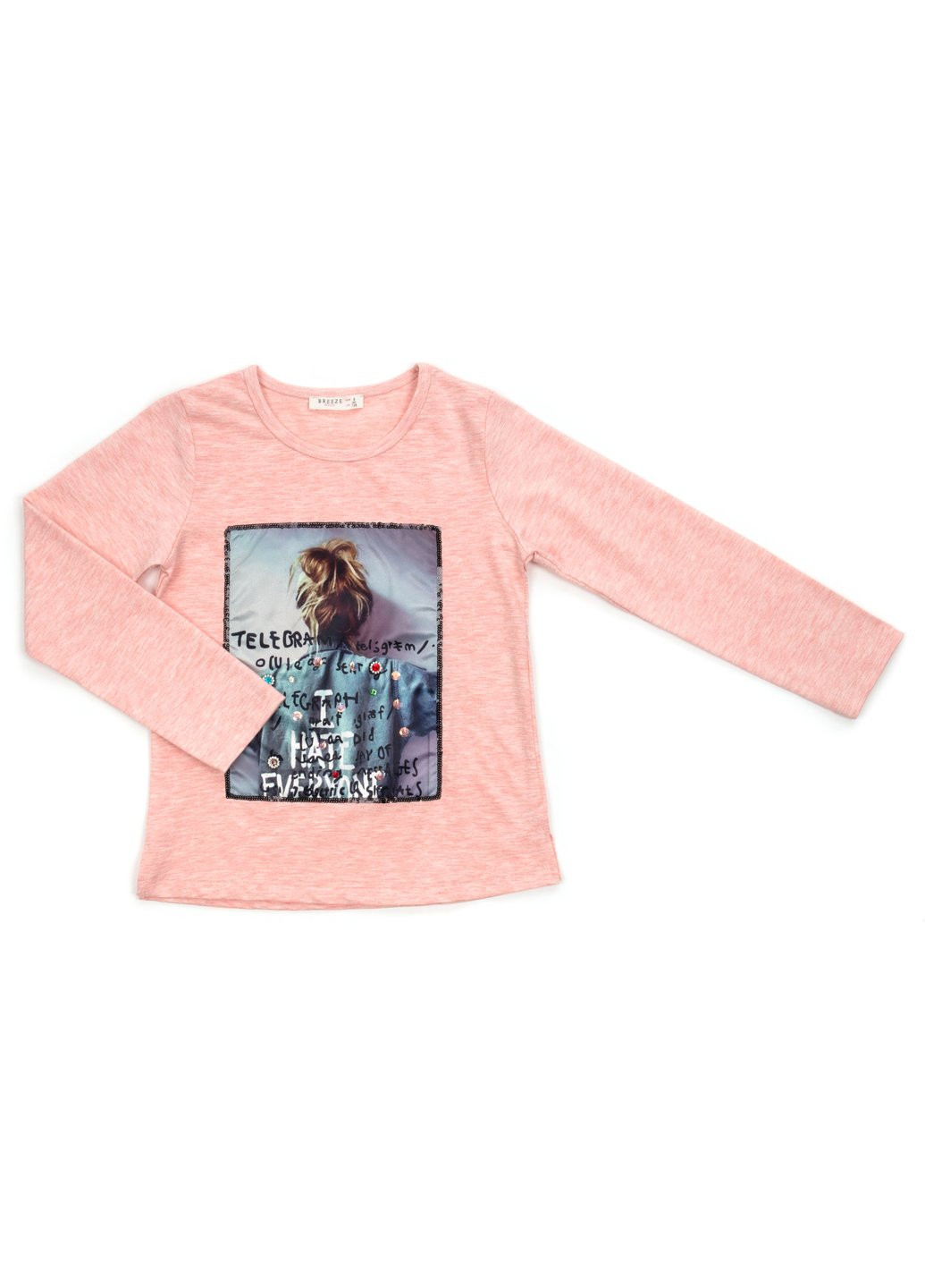 Комбинированный демисезонный набор детской одежды "i have everyone" (14088-128g-peach) Breeze