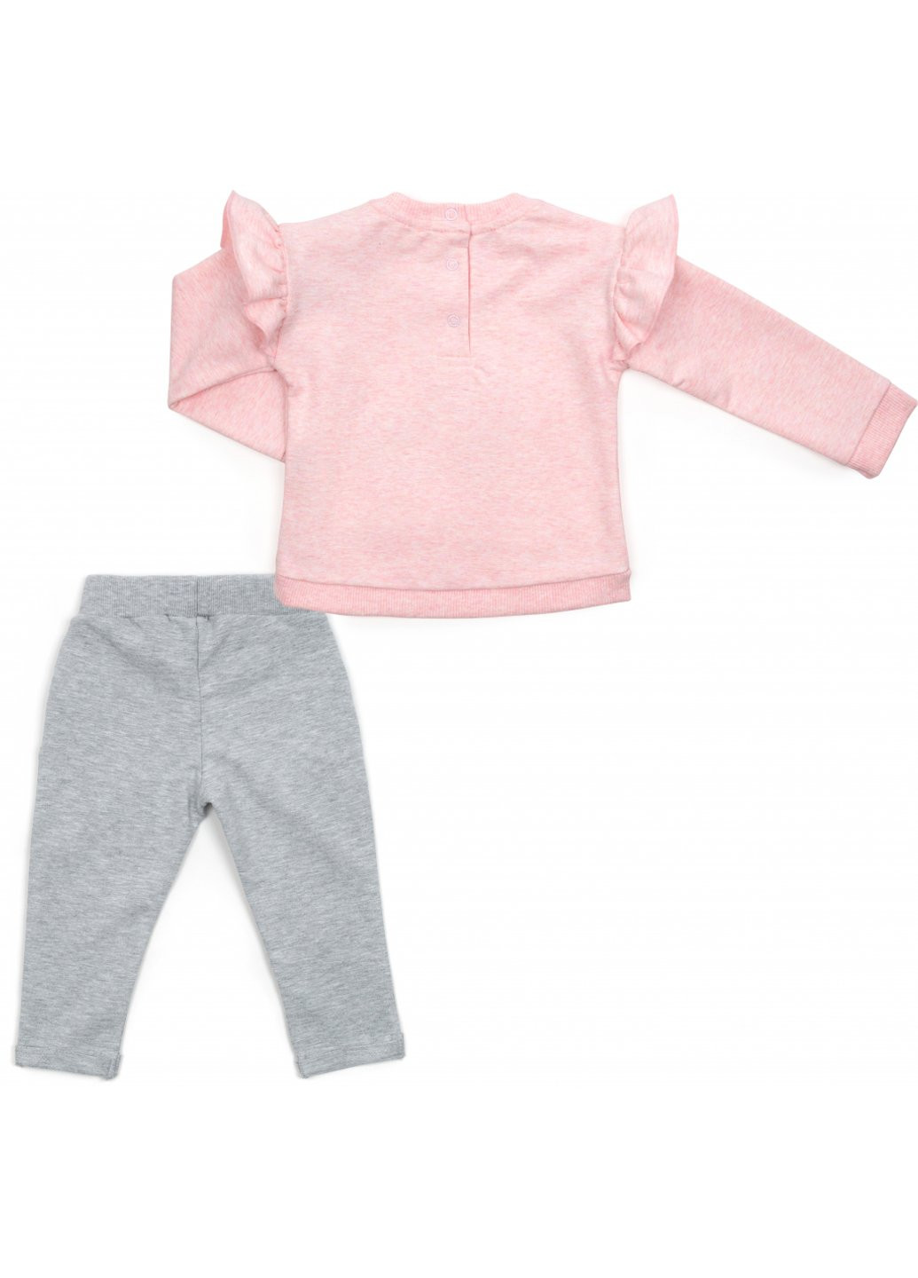 Комбинированный демисезонный набор детской одежды с единорогом (16060-92g-peach) Breeze