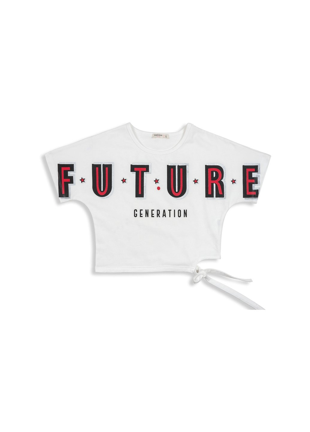 Комбінований літній набір дитячого одягу "future" (12864-116g-whiteblack) Breeze