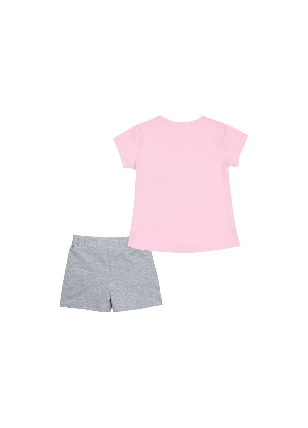 Комбінований літній набір дитячого одягу з кошенятами (10843-110g-pink) Breeze
