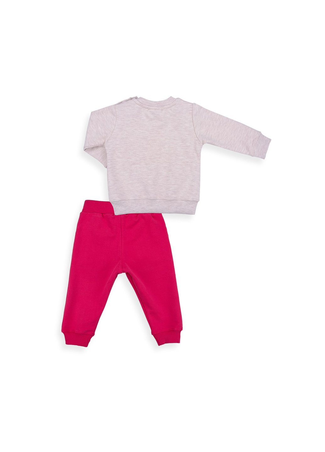 Комбинированный демисезонный набор детской одежды с лесными зверятами (9400-80g-red) Breeze