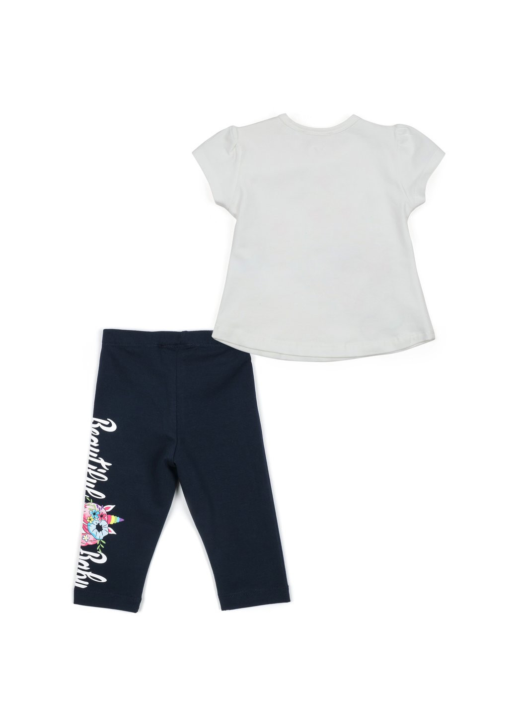 Комбинированный летний набор детской одежды "beautiful baby" (14099-98g-cream) Breeze