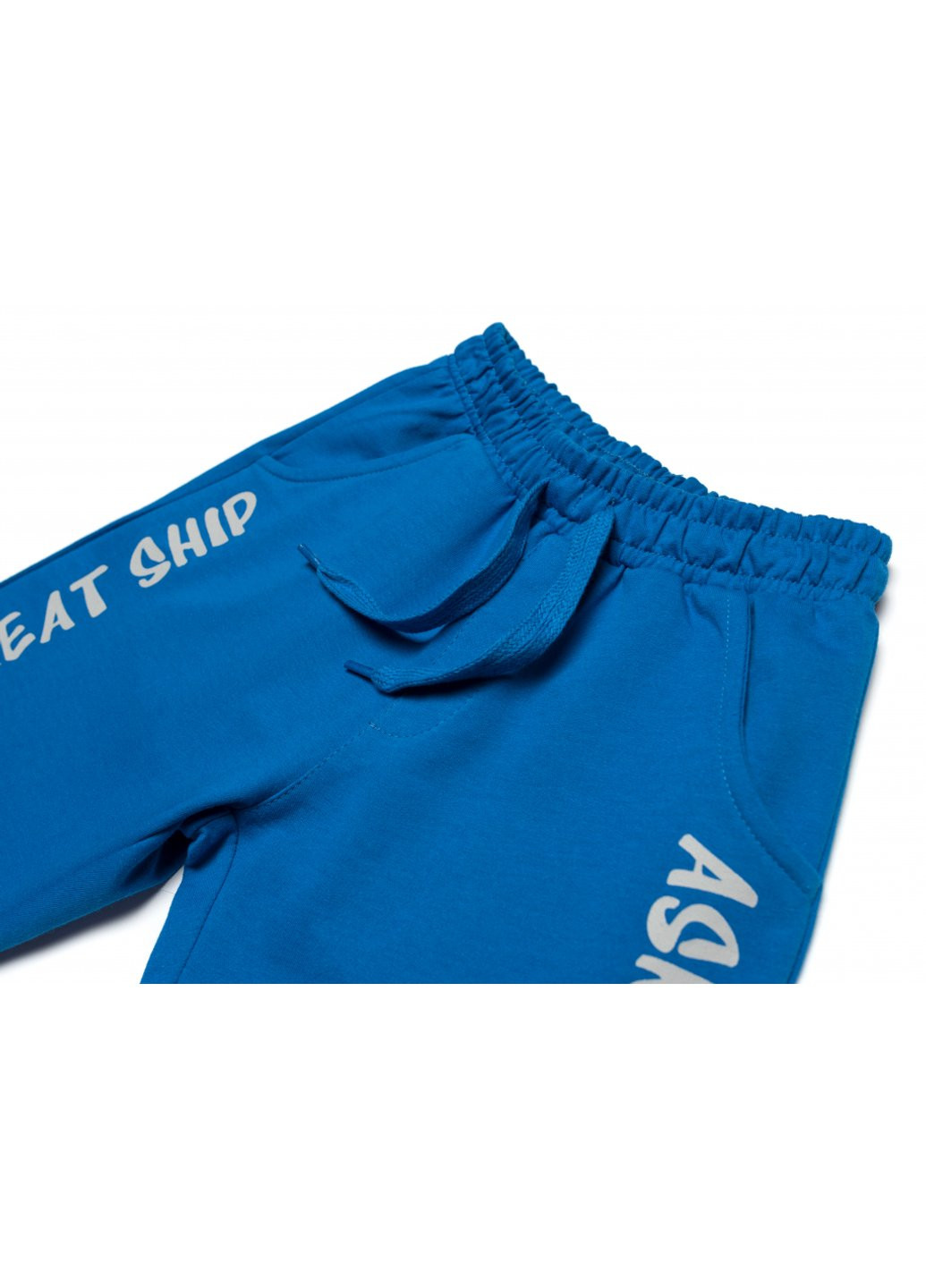 Голубой демисезонный набор детской одежды с якорем (14386-116b-blue) Breeze